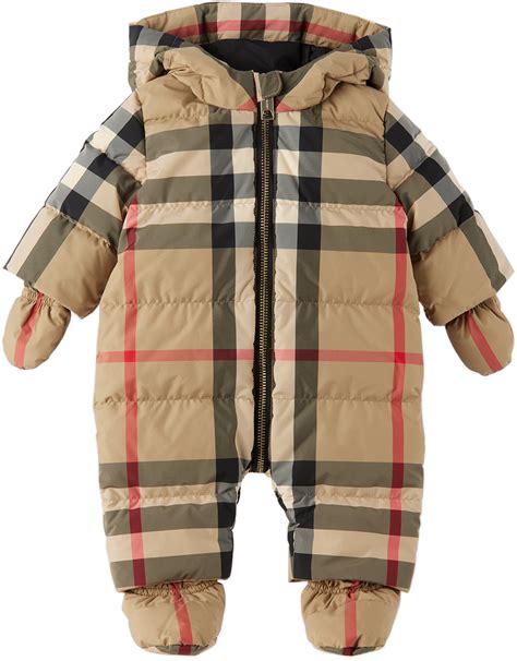 burberry baby girl snowsuit|clothes burberry baby clearance.